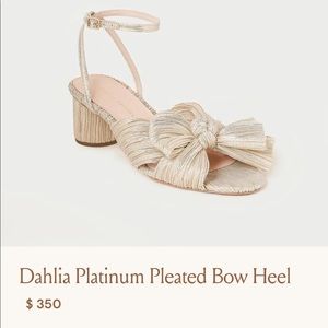 Pleated gold bow strappy sandal